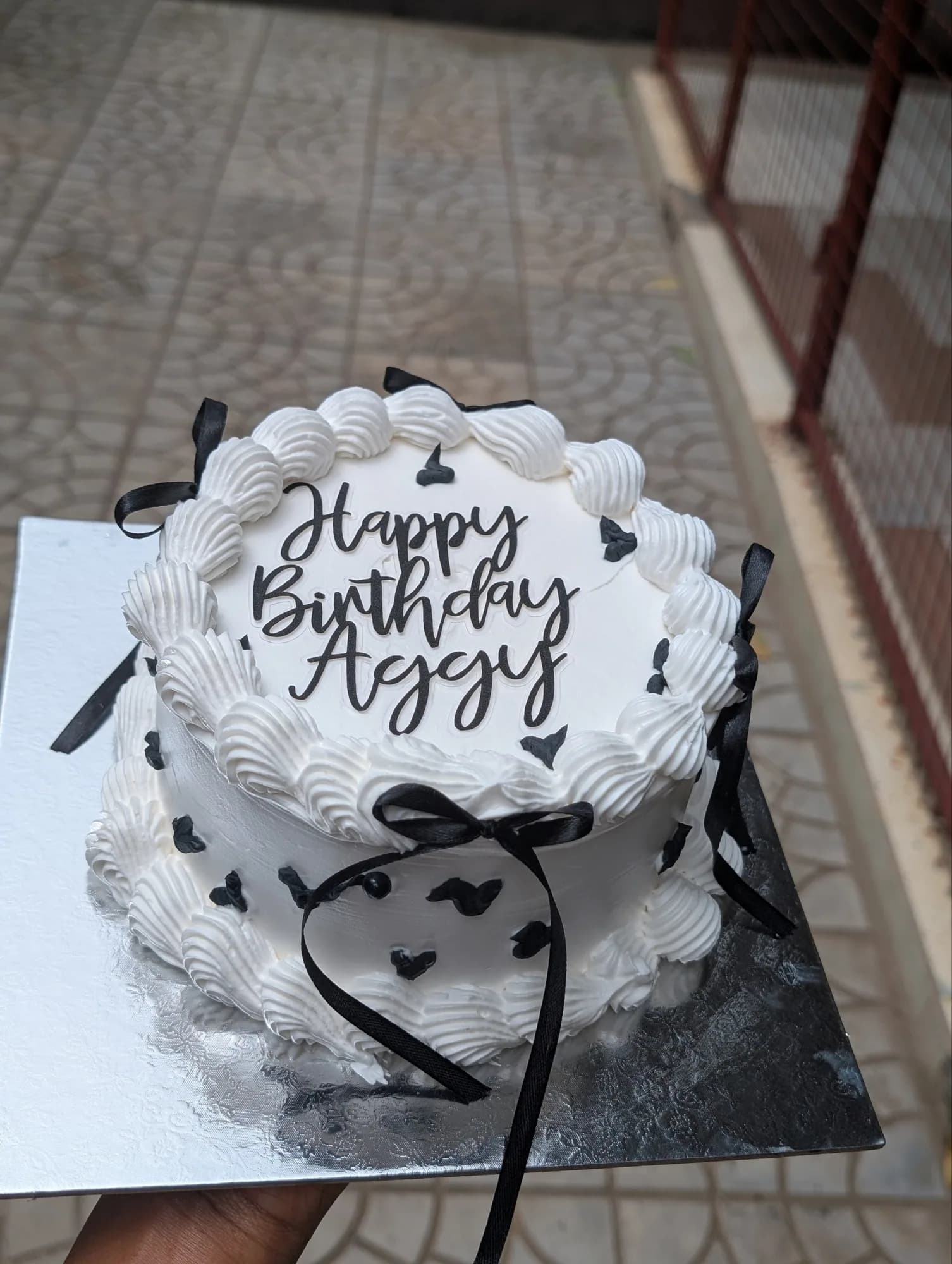 Decorated bento cake