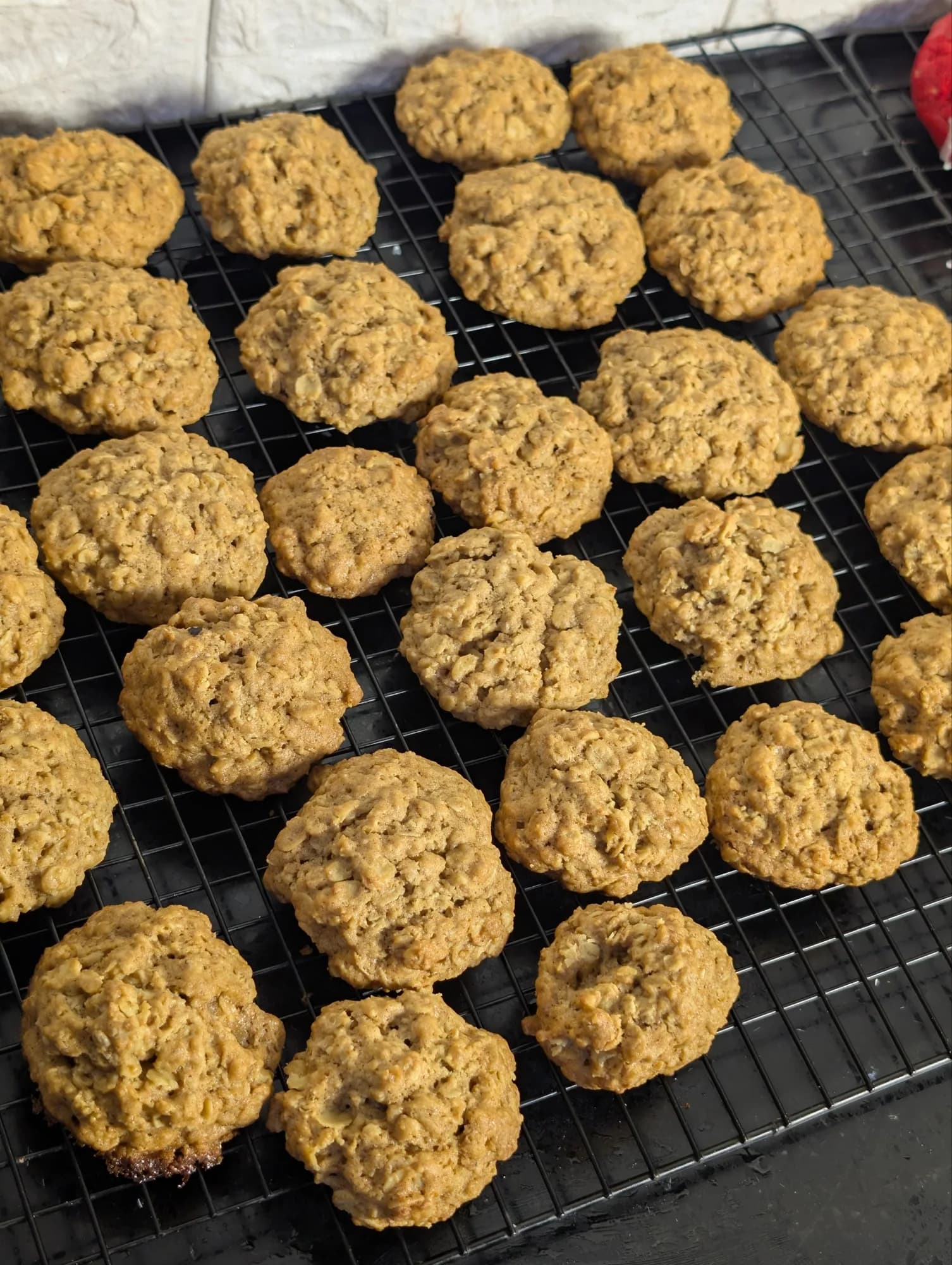 Fresh oat cookies